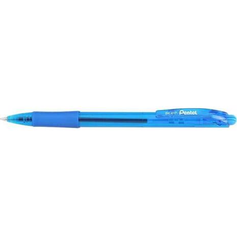 Στυλό διαρκείας Pentel BK417 0.7mm με κουμπί γαλάζιο